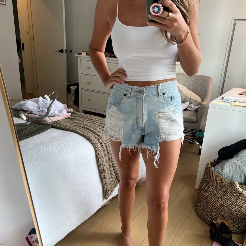 Vintage (furst of a kind) Levi Jean shorts